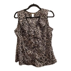 Banana republic ruffled top